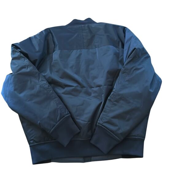 Athleta x Simone Biles Sateen Bomber Jacket Pristine Black NWT Size M - Picture 10 of 12